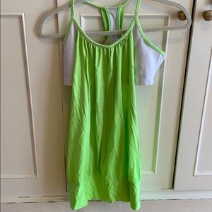 Green lululemon tank top